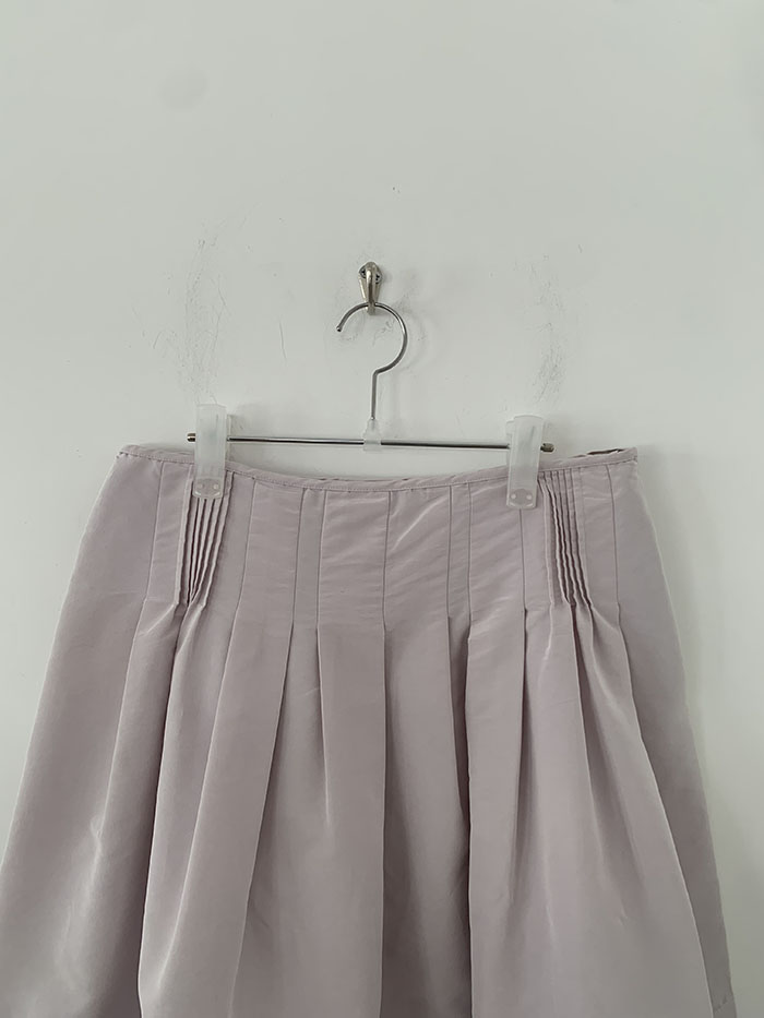 00's "Prada" cotton Button Skirt 복제