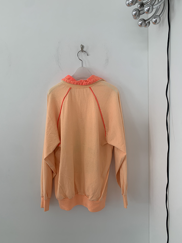 90's "Chaps by Ralph Lauren" half zip up Sweatshirt 복제