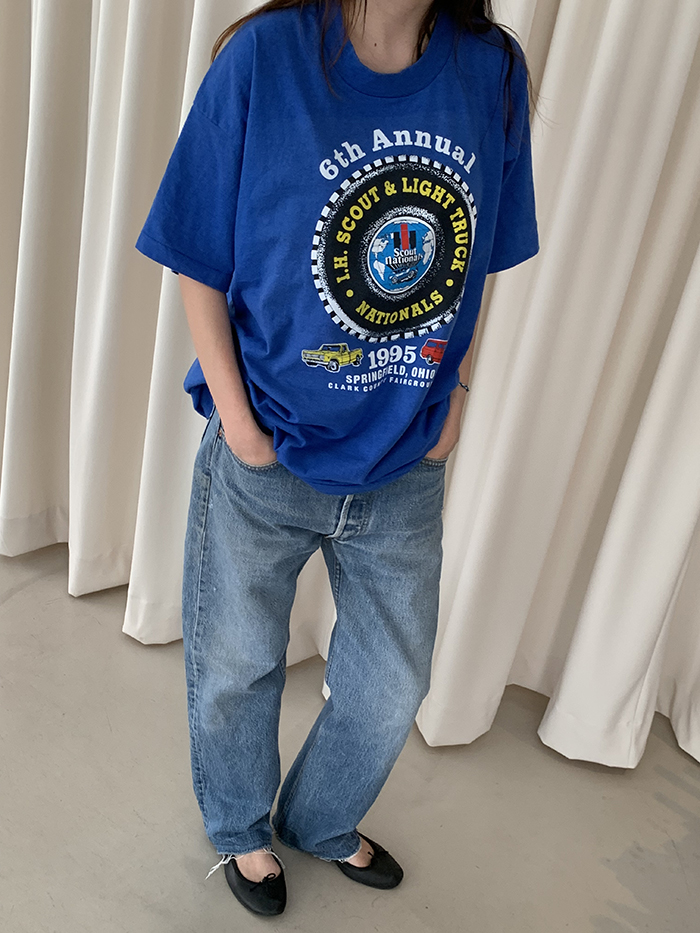 90's "OHIO" USA 50/50 T-shirt