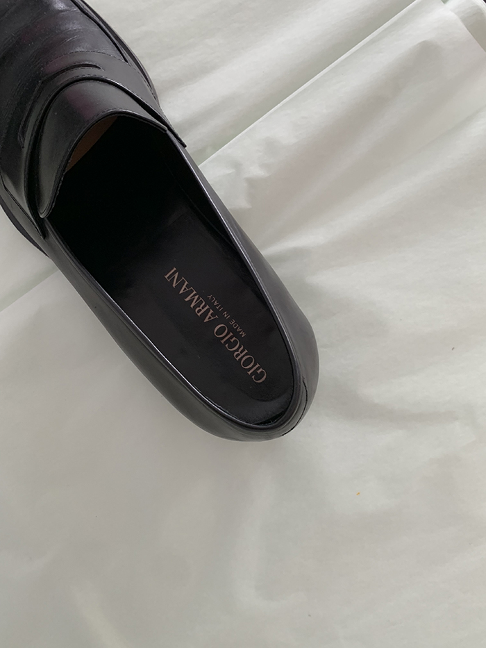00s "Giorgio Armani" Loafer Shoes
