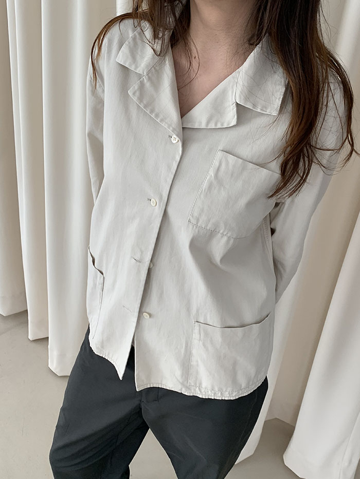 90's "PRADA" nylon zip up collar Jacket 복제
