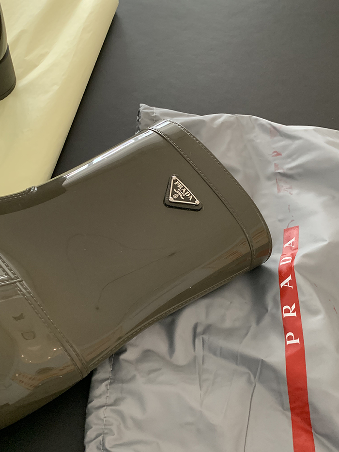 00’s "Prada" Rubber Boots 복제