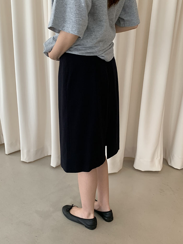 00's "Giorgio Armani" Black Skirt 복제 복제