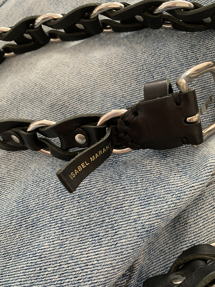 "isabel marant" Leather Belt 실측 착샷만