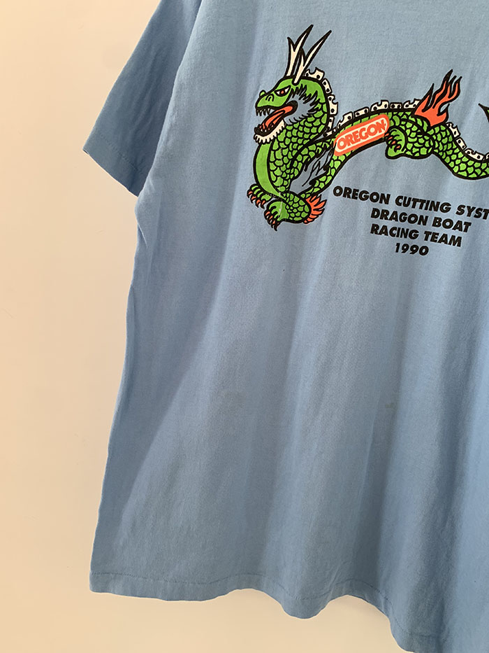 90's "RAIL ROAD" USA T-shirt 복제