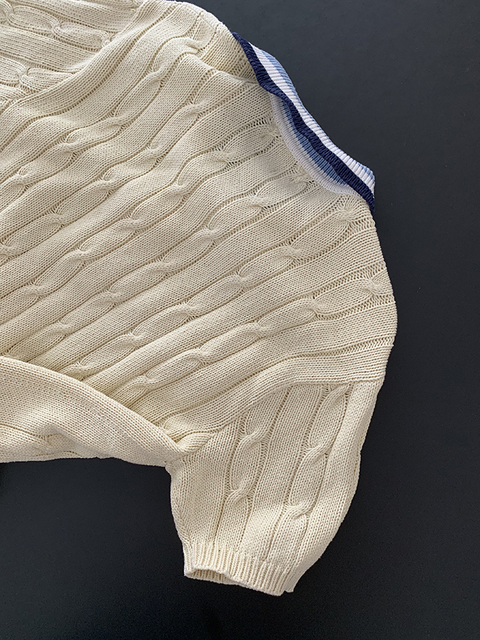 90's "Polo Sport Ralph Lauren" cotton Pique Knit (Rare Design) 복제