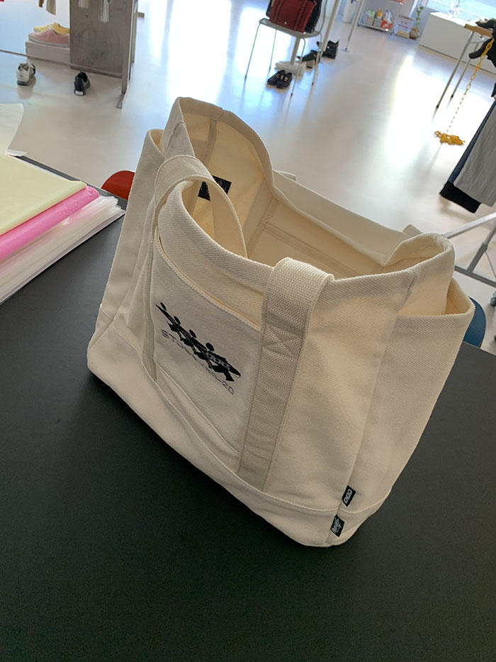 Stussy x CDG Canvas Tote Natural