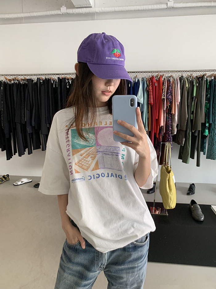 (new product) "Cherry Country Club" Cap (Lavender)