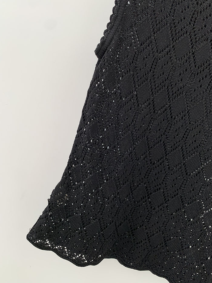 80's "Oliver by Valentino" Cotton Crochet Vest 복제