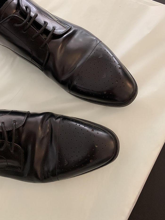 "Giorgio Armani" Calf Leather Loafer Shoes 복제