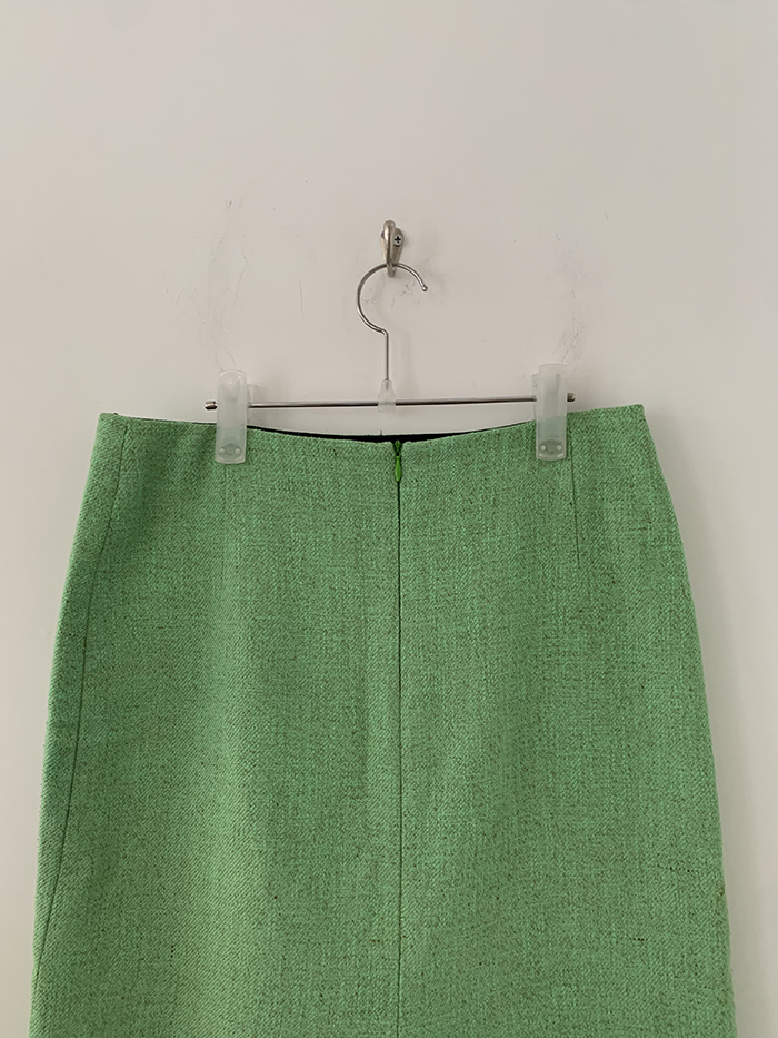 00's "JIL SANDER" wool check Skirt 복제