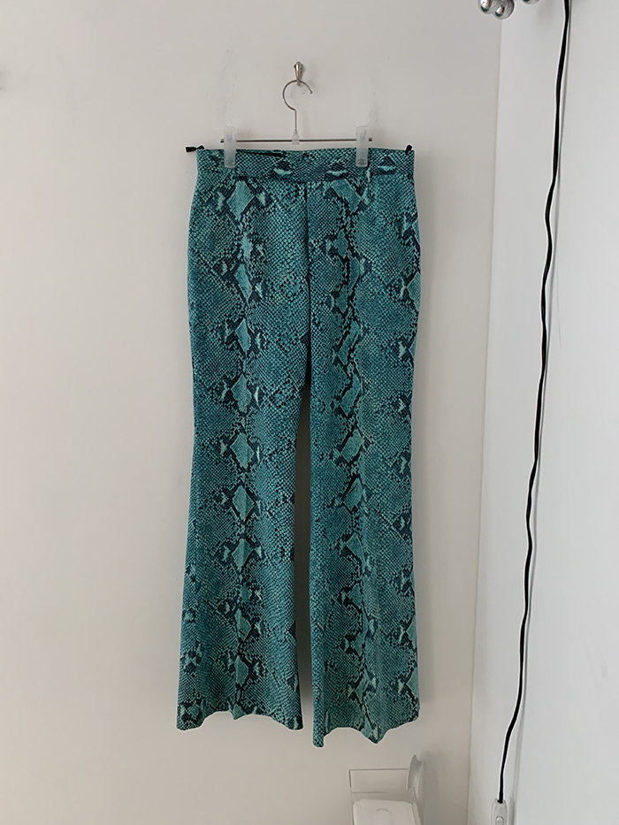 (Deadstock) 80's "GUCCI" cotton pintuck Pants 복제