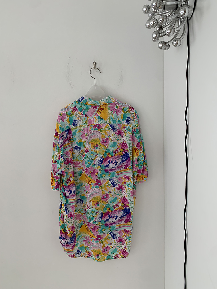 80's "Jams World" Hawaiian Shirts 복제
