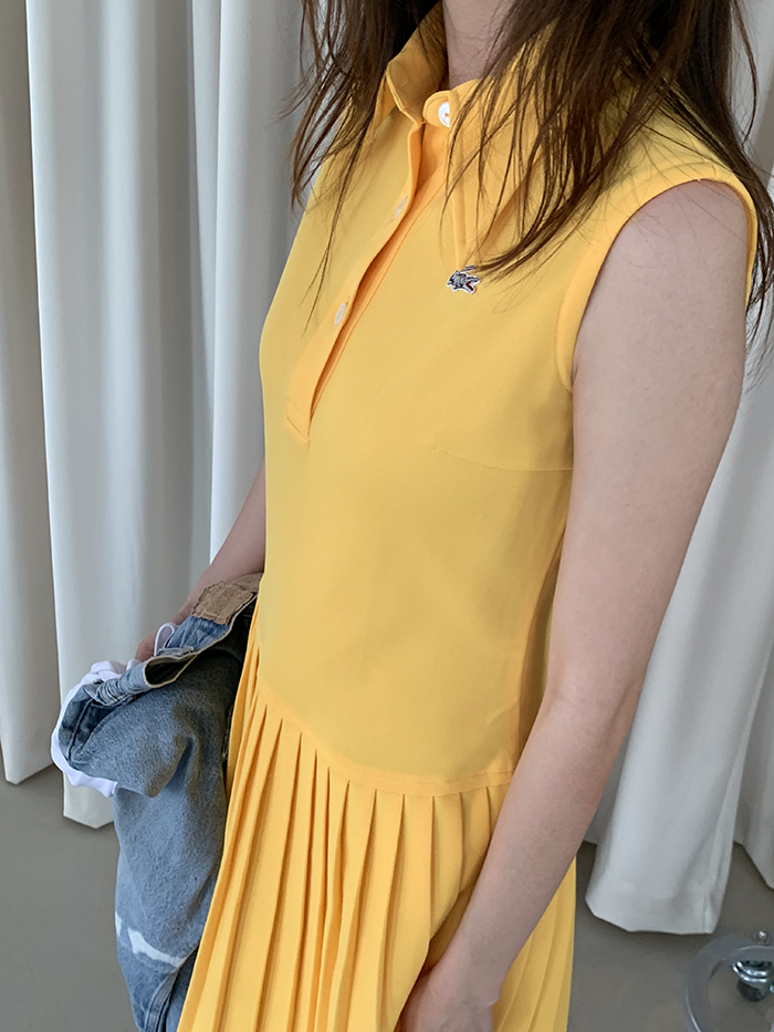 90's "Lacoste" cotton Pique Knit 복제