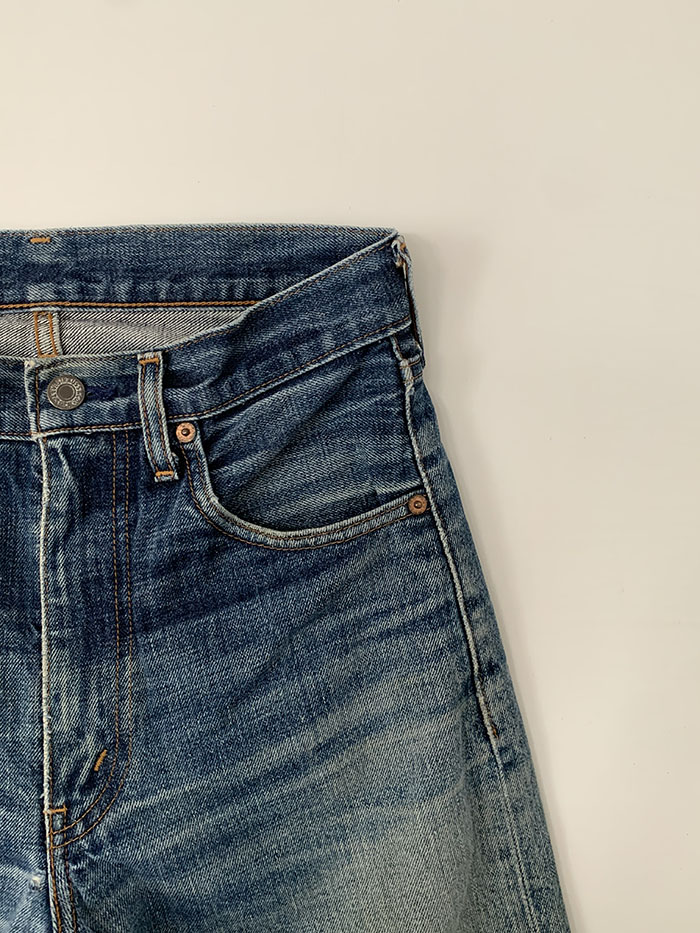 90's Levi's 502 - size 27-28 (Big E Selvage Red line) 복제