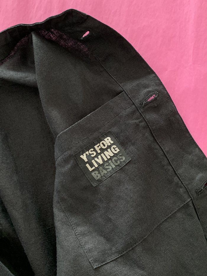 90's "Y's for Living by Yohji Yamamoto" hemp Jacket