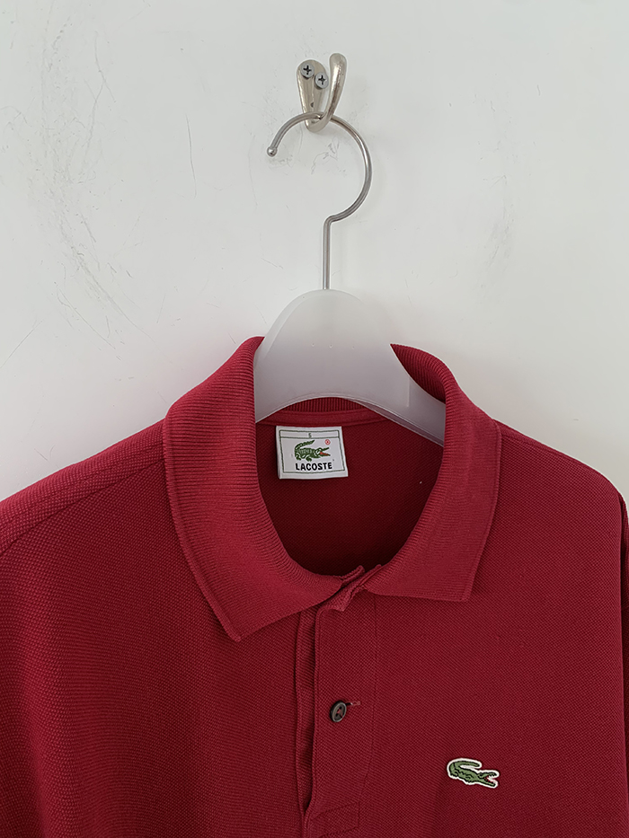 80's "Lacoste USA" Cotton Pique Shirt (rare piece) 복제