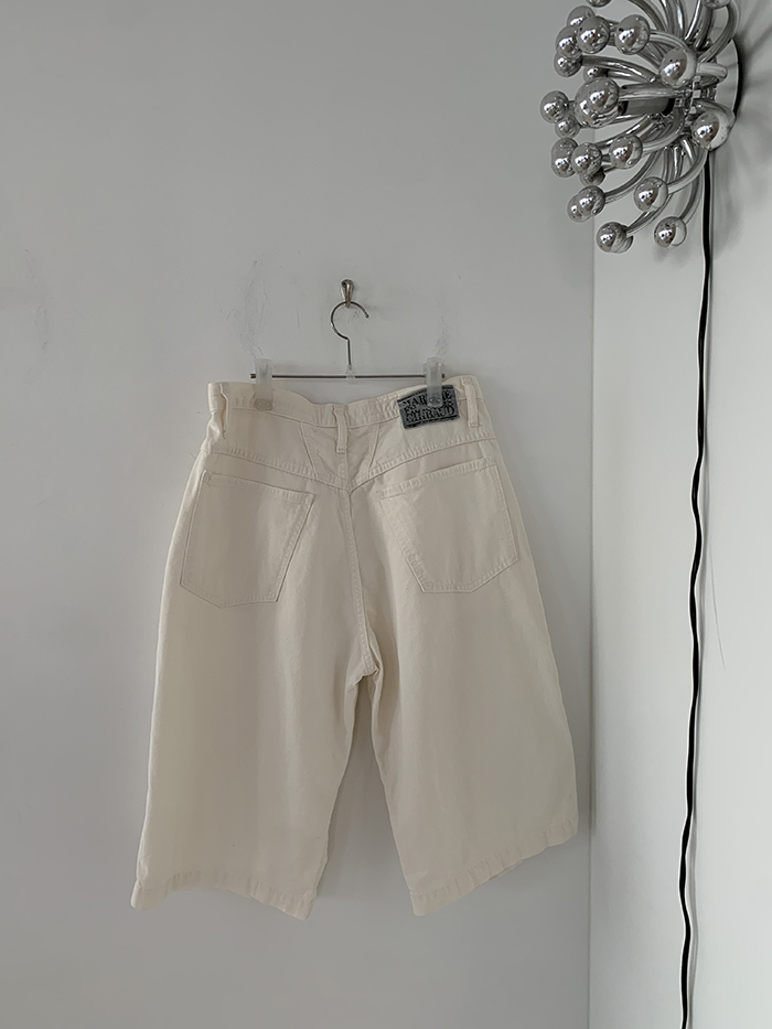 90's "Marithe Francois Girbaud" Virgin Wool Shorts 복제