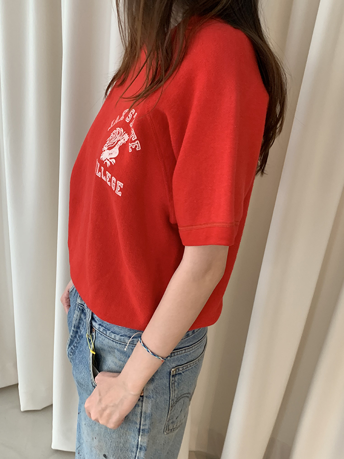 60's Champion USA Short Sleeve Sweatshirt
