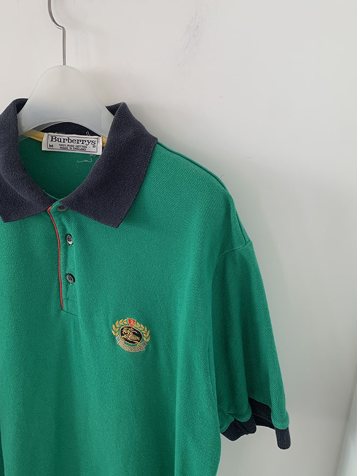 80's "Burberry" cotton T-Shirt 복제