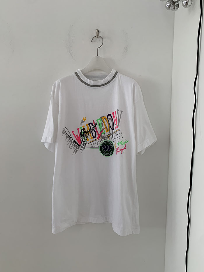 80's "Wimbledon" England 50/50 T-shirt (Archive) 복제