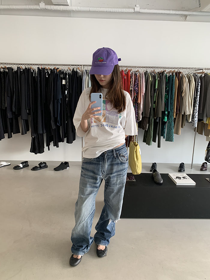 (new product) "Cherry Country Club" Cap (Lavender)