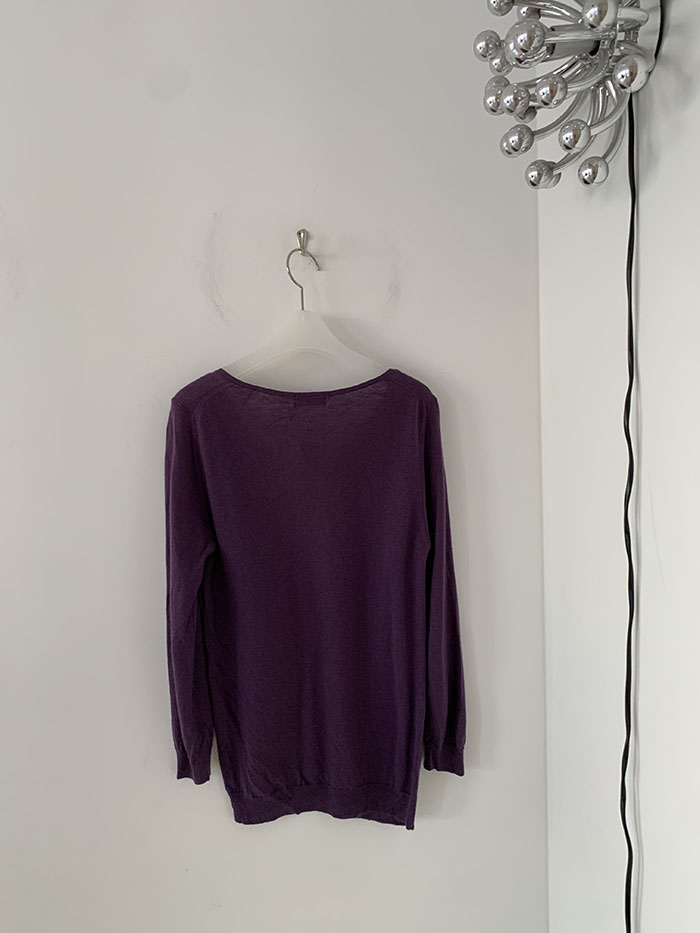 90's "Margaret Howell" wool pique Knit 판완 복제