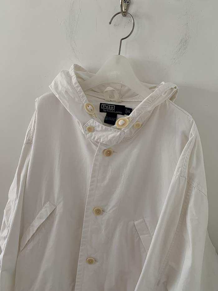 00's "Polo Ralph Lauren" ivory Mac Coat 복제