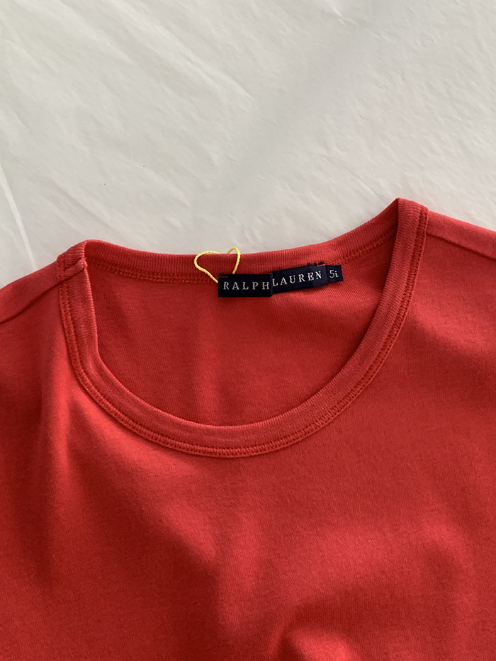 00’s “Polo Ralph Lauren” cotton T-shirt