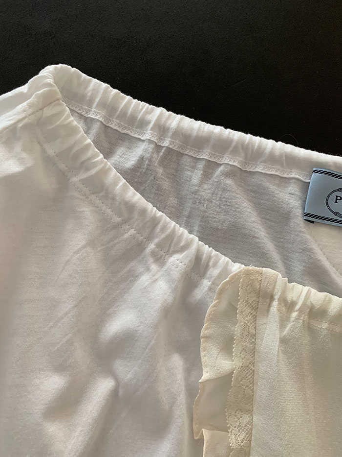 2011's "PRADA" Cotton Blouse Top 복제 복제