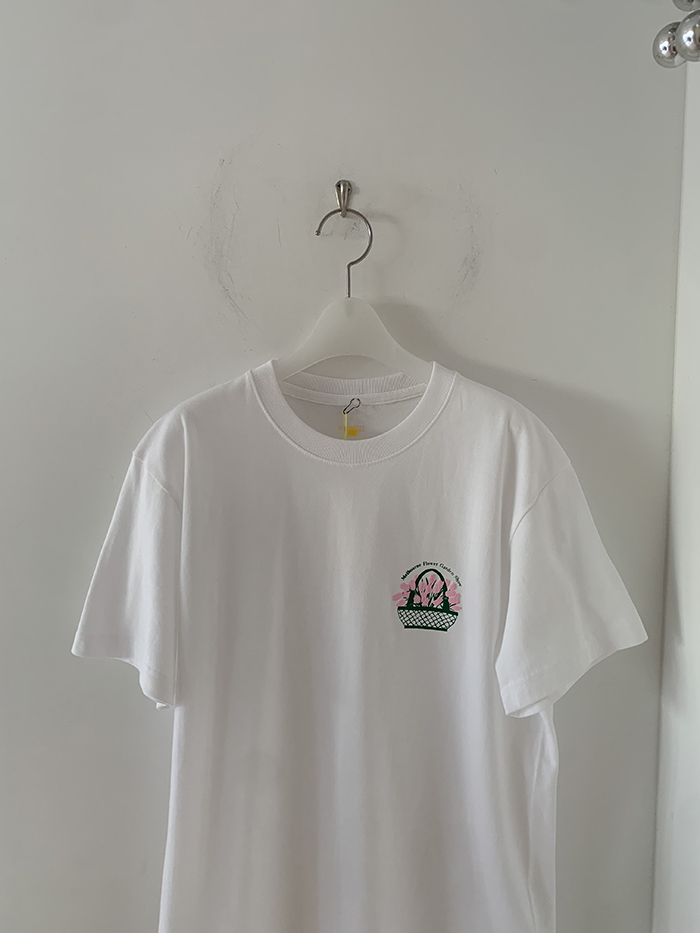 (new product) "Melbourne Flower Garden Show" T-shirt (White)