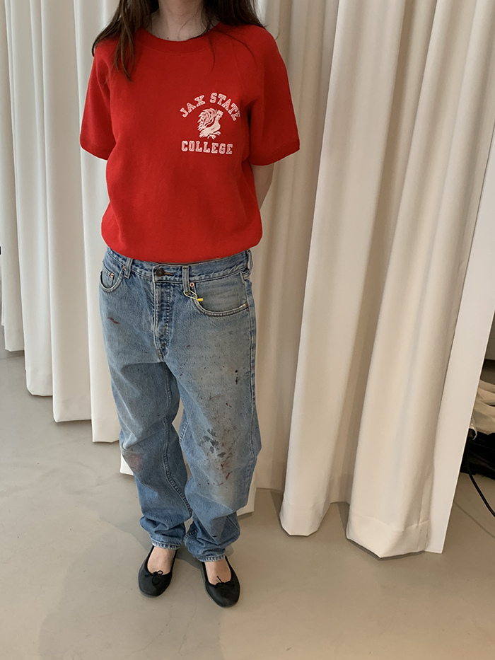 60's Champion USA Short Sleeve Sweatshirt