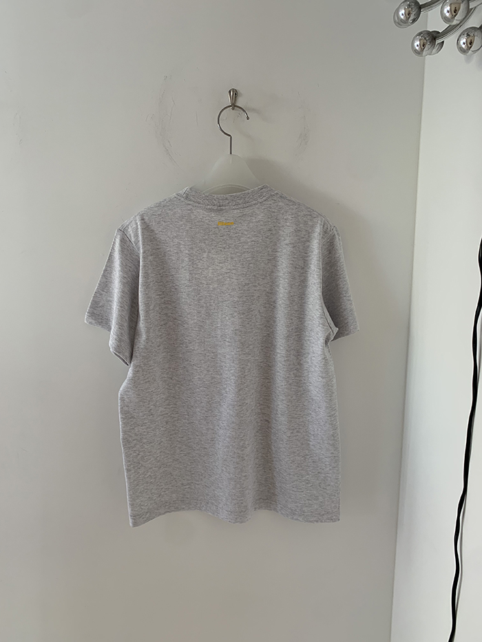 (new product) "Georgia Peaches" Puff Print (Grey)