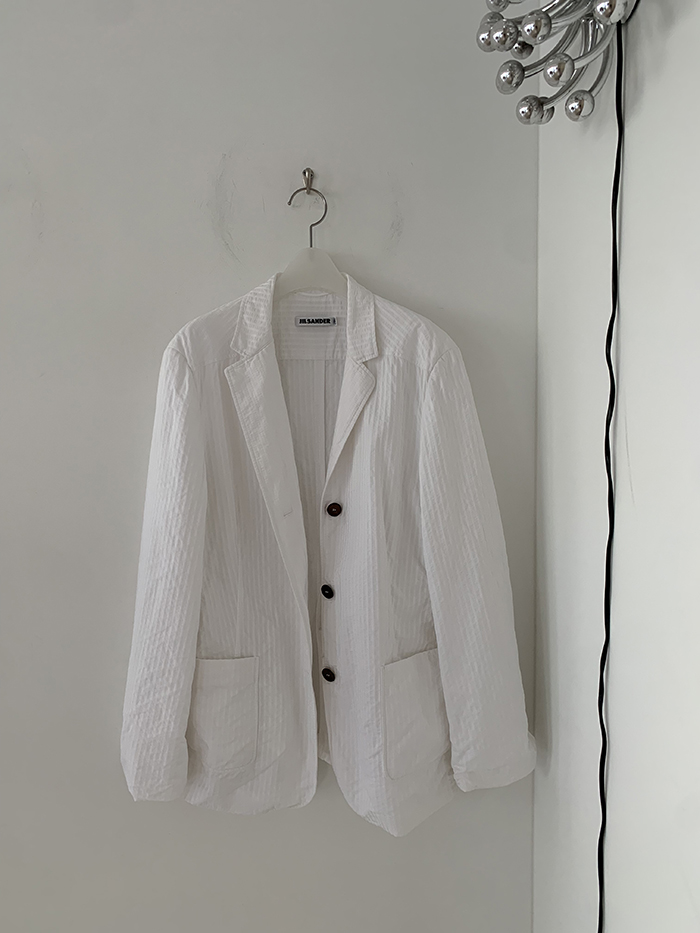 90's "JIL SANDER" silk Summer Jacket 복제