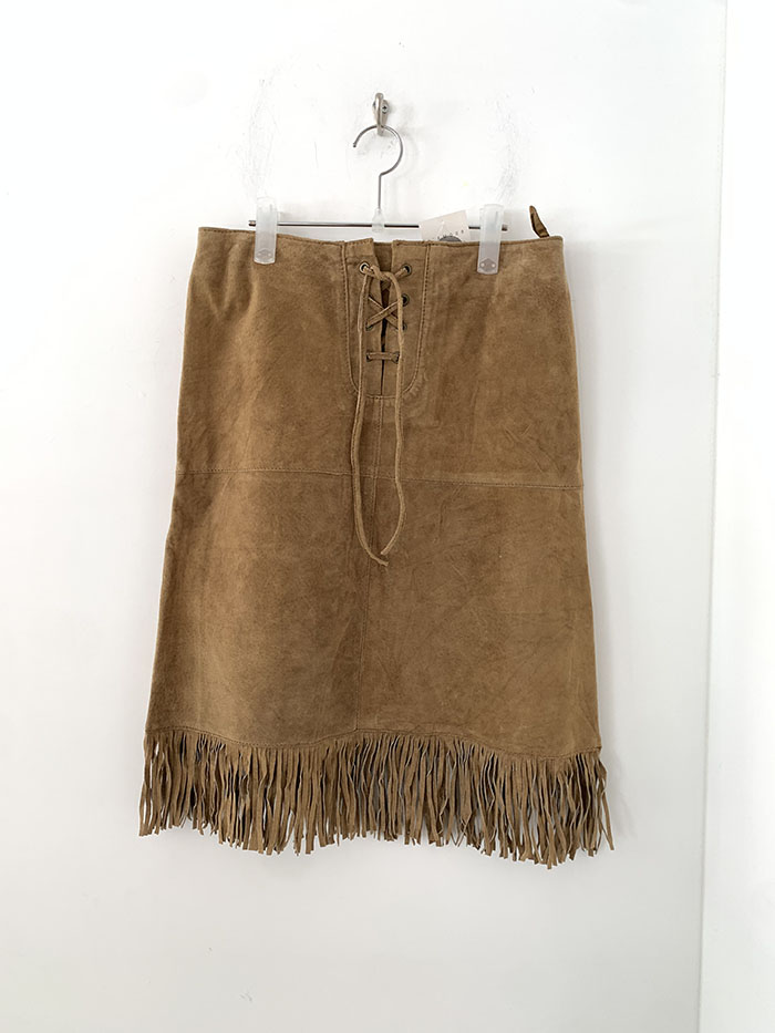 's "Morgan de toi" leather skirt 복제