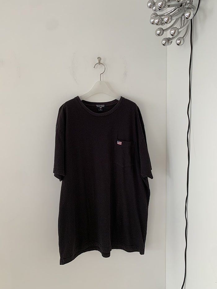 90's "Polo Ralph Lauren" cotton Pocket T-shirt 복제