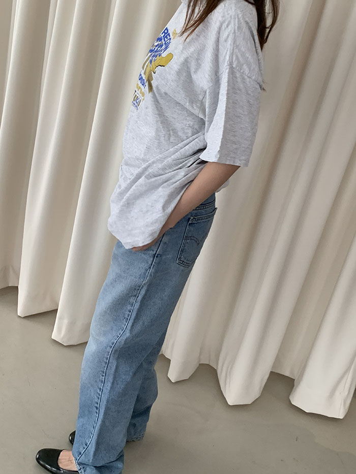 90's "ADIDAS" USA T-shirt 복제