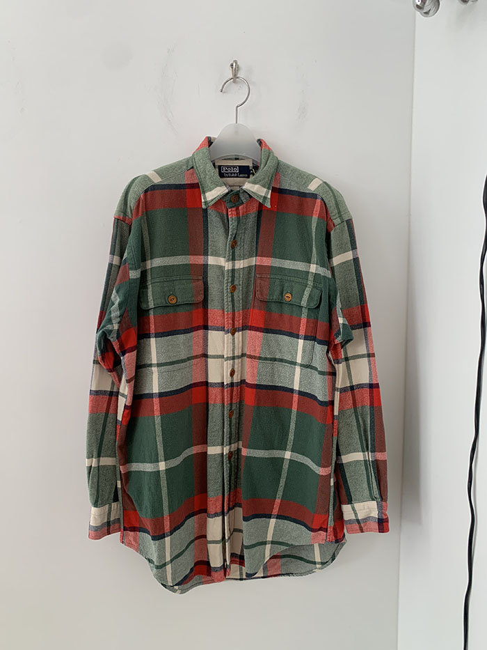 90's "Polo Ralph Lauren" cotton Shirt 복제