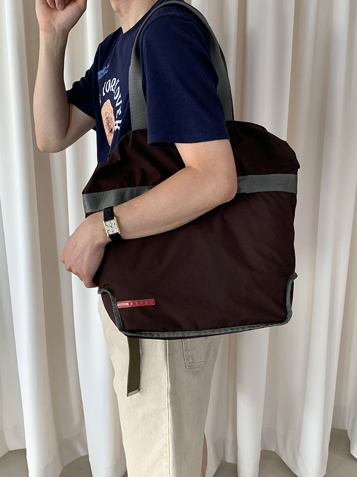 90's "PRADA Sport" Tote Bag (Rare Design)