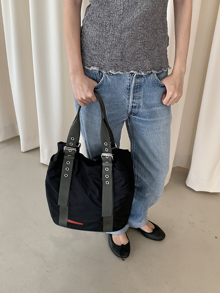90's "PRADA Sport" Tote Bag (Rare Design)