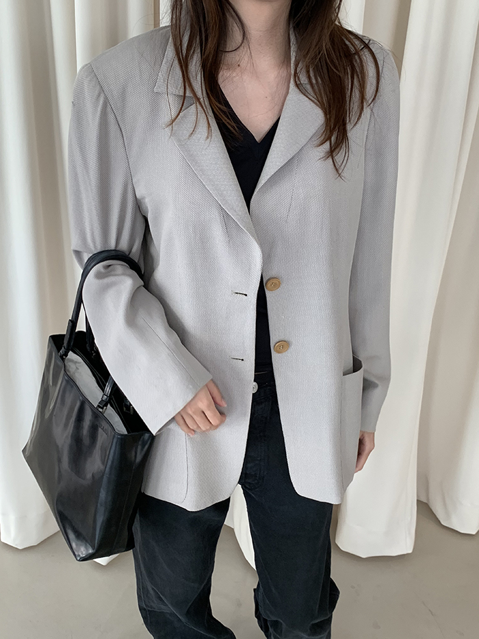 90's "Giorgio Armani" Three buttons wool Jacket 복제