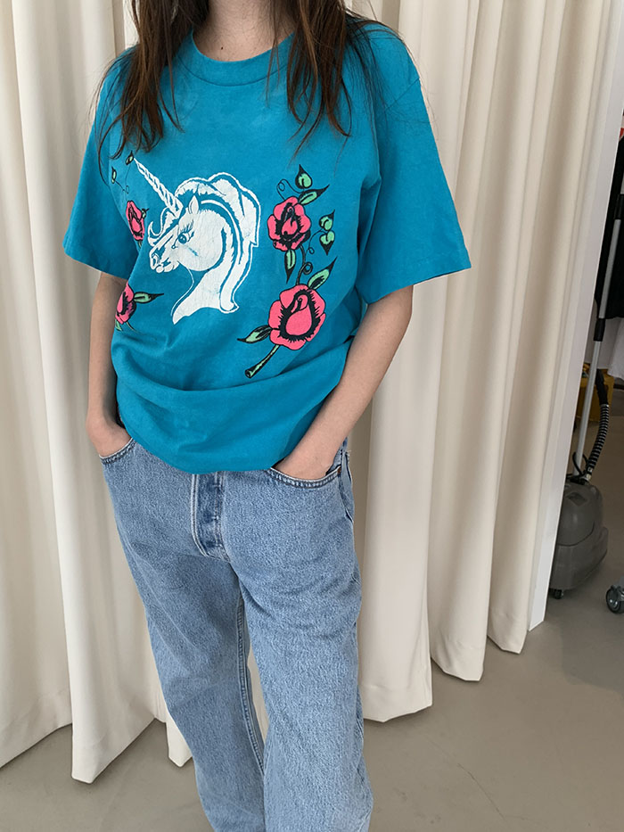 90's "812 Vintage" USA 50/50 T-shirt 복제 복제