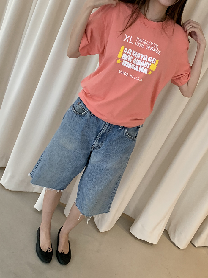 90's "Los Angeles" USA cotton T-shirt 복제 복제 복제 복제 복제 복제