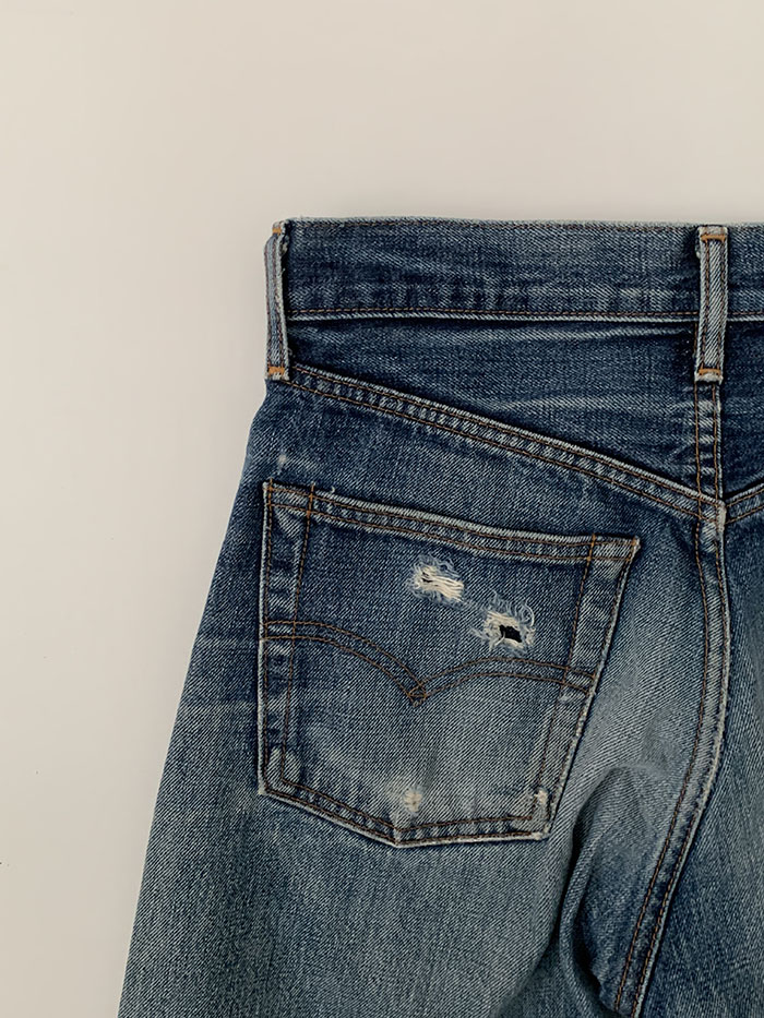 90's Levi's 502 - size 27-28 (Big E Selvage Red line) 복제