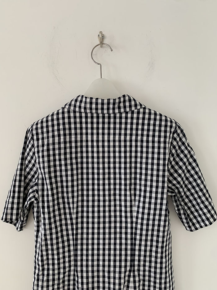 00's "Agnes B" Check Shirt