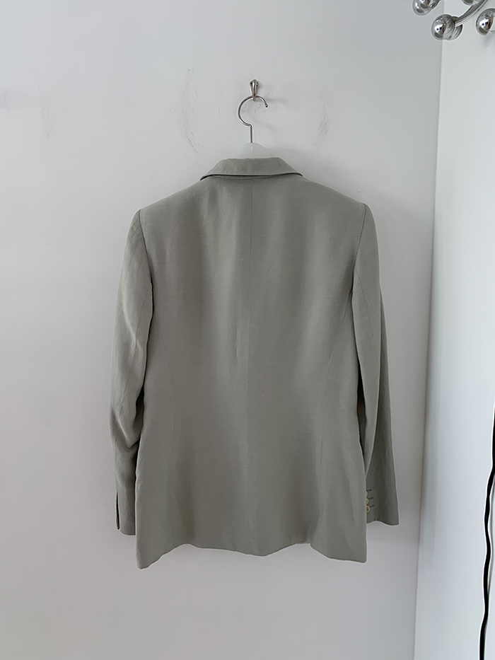 90's "Giorgio Armani" Three buttons wool x silk Jacket 복제