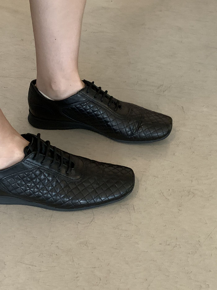 (Deadstock) 00's "PRADA" Leather Shoes