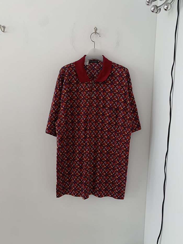 (Deadstock) 00's Celine silk Shirt 복제