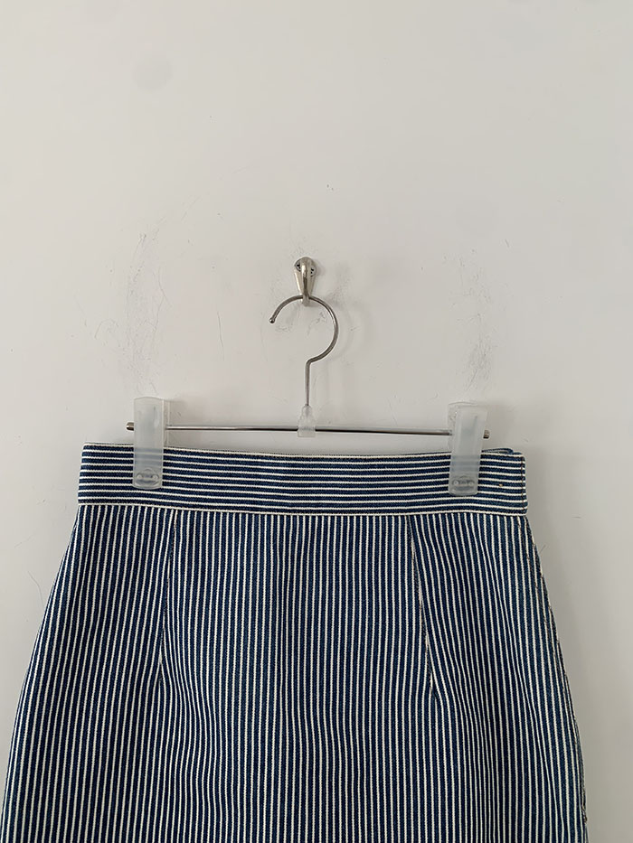 2016s "miumiu" Denim Stripe Skirt