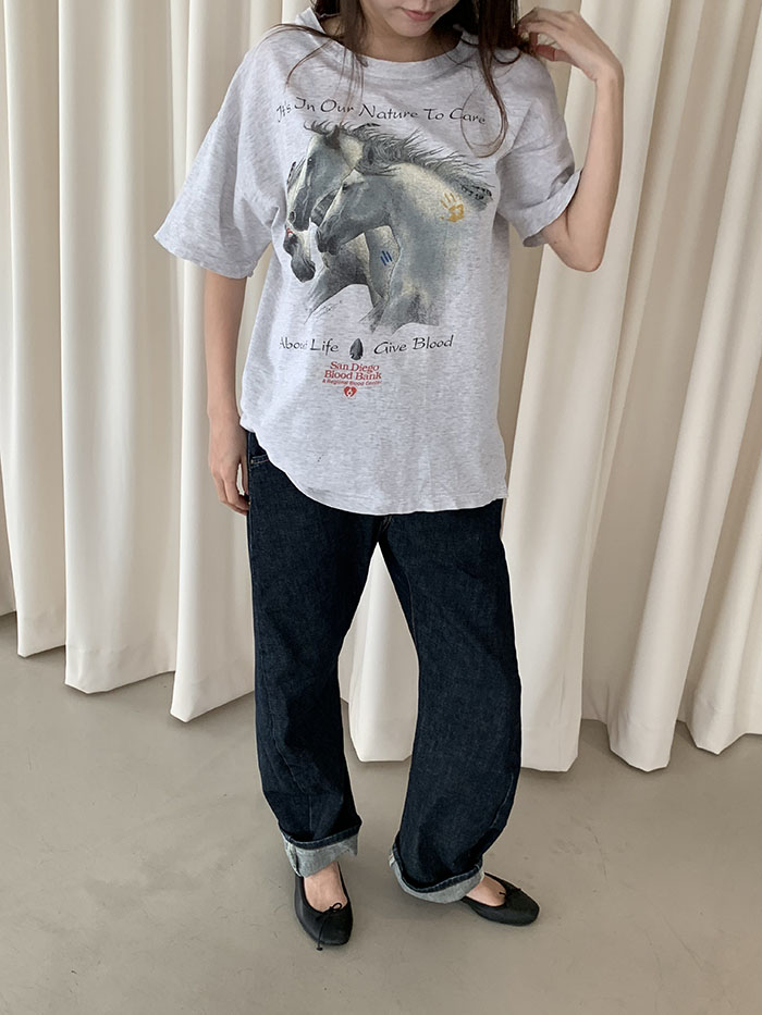 80's "Blood Bank" cotton T-shirt